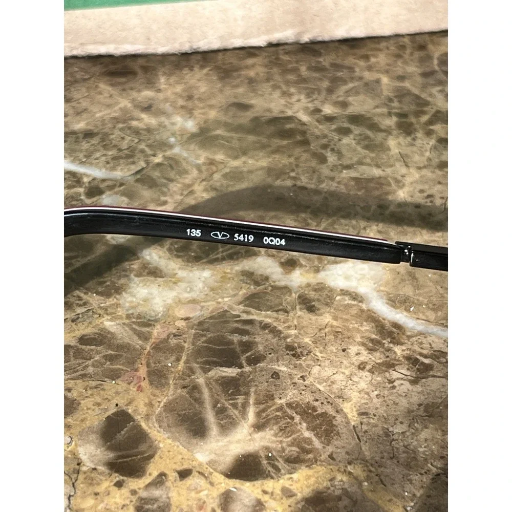 Valentino 0Q04 Black/Red  Eyeglasses 50[]15-135 5430 Frame Only